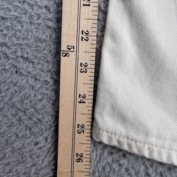 Levis Jeans Womens 25 Two Tone Beige Ribcage Straight Ankle Jeans High Rise - Picture 8 of 8